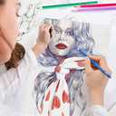 36 Pack Colored Pencils for Adult Coloring Books, Soft Core, Art Drawing Pencils for Artists Kids Beginners, Coloring Pencils Set with Sharpener for Coloring, Sketching, Painting