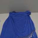 Womens Sexy Sequins Sleeveless Tassel Bodycon Mini Dress Night Club Party, (XXL)