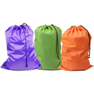 Extra Large Laundry Bag Travel Laundry Bags With Drawstring Closure, Large Dirty Clothes Bag 30" X 40" Fit A Laundry Basket Or Clothes Hamper For College, Dorm And Apartment Dwellers 3 Pack Mixed Color