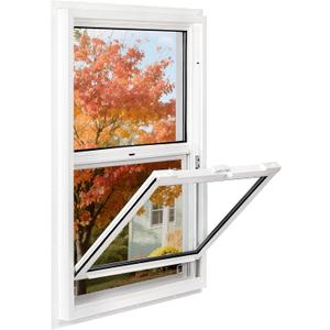 Vinyl Single Hung Sliding Window 18" x 24" White