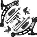 ASTARPRO - 12pc Front End Suspension Kit for 97-01 Toyota Camry Lexus ES300 1997 1998 1999 2000 2001, 2 Lower Control Arms + 2 Ball Joints + 2 Sway Bar Links + 4 Inner & Outer Tie Rod Ends + 2 Boots