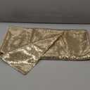 ShinyBeauty Sequin Tablecloth Rectangle 50x80-Inch Light Gold Table Cloths for Parties Seamless Table Cover Overlay Glitter Fabric Tablecloth Champagne Gold Sequence Tablecloth for Wedding/Birthday