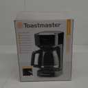 Toastmaster 12-Cup Digital Touchscreen Drip Coffee Maker - Programmable Automatic Coffee Machine - Kitchen Appliance with Keep Warm Setting