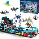 Space Roller Coaster Building - 1293 PCS Creative STEM Project with Rocket Launch & Satellite StationInteractive Building Toys for Kids Ages 6-12Educational Birthday Gift for Boys & Girls