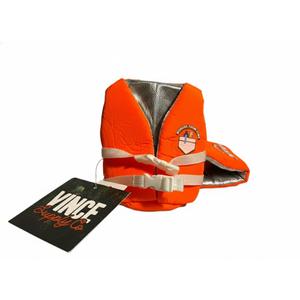 Life Jacket Can Koozie Coolers Vince Supply Co. Orange & White Insulated
