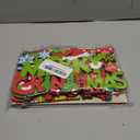 4Pcs Christmas Decorations Wooden Table Centerpiece Merry Christmas Joy Tiered Tray Decor Xmas Centerpiece for Winter Holidays Xmas Table Decorations