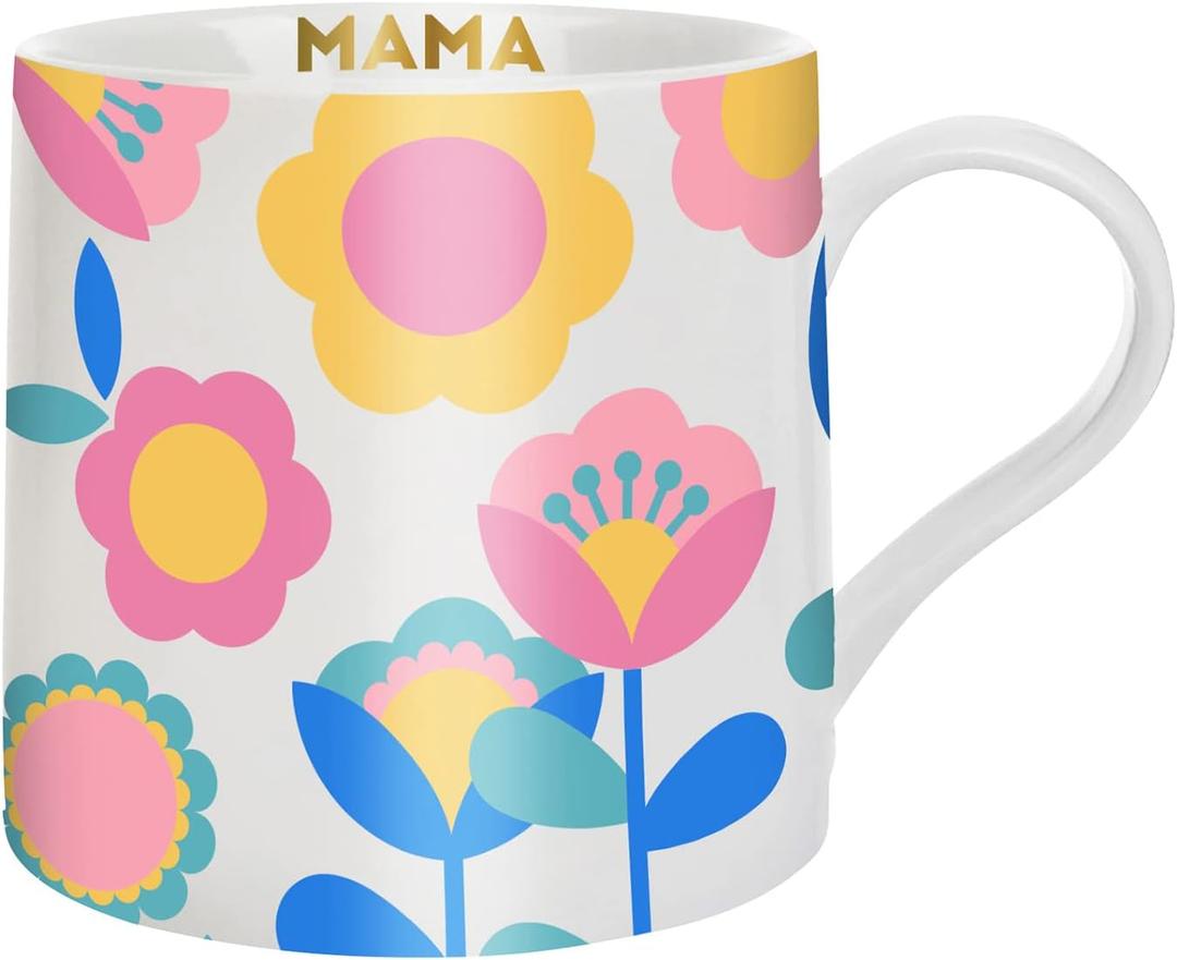 Slant Party Supplies Jumbo Mugs - Large Ceramic Coffee Cup Gift Mug, 20-Ounce, Mama Tulip