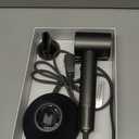 Hair Dryer with 110000 RPM High Speed 1400w Motor for 1-5min Fast Dry, 3 Heat/Cool Wind Level & 49db Low Noise,1.5 Billion Plasma & Travel Blow Dryer (Dark Black)