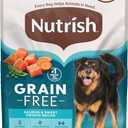 Nutrish Zero Grain Dry Dog Food, Salmon & Sweet Potato Recipe, 23 Pounds, (Rachael Ray Nutrish), Best By May 12, 2026