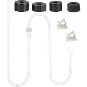 Sink Soap Dispenser Extension Tube Kit with 47" Upgraded Check Valve, Premium Under Counter Soap Dispenser Tube for Kitchen Sink, Powerful Suction, No More Refilling Tiny Bottle