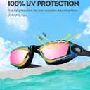 2 x Adult Swim Goggles 2 Pack No Leaking Goggles for Men Women Youth | Anti-Fog UV Protection Mirrored Swimming Glasses