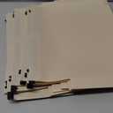 12 Pack Letter Hanging File Folders, Pink Hanging File Folders, Plastic Filing Folders Hang, Extra Capacity 2 In Expansion, File Folder Hanging File Cabinet Organizer School Office Accessories (Light Beige)
