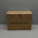 Baby Play Mat, 74 x 50 Inch Play Mat Perfect for Use Baby Playpen, Foldable Baby Foam Playmat for Floor, Portable Waterproof Activity PlayMats for Babies, Infants and Toddlers (Beige)