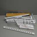 POKIPO 8 Tier Over The Door Pantry Organizer, 2 IN 1 Wall Mount or Hanging Spice Rack Seasoning Shelves with Adjustable Basket, Back of Door Organizer and Storage for Kitchen Cabinet and Room Closet (White)