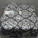 Basic Beyond Outdoor Chair Cushions Set of 4, Square Corner Outdoor Cushions for Patio Furniture, Water Resistant Patio Chair Cushions with 2 Ties, 18.5x16x3, Medallion