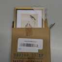 3x3 Picture Frame, Brass Metal Square Photo Frames with HD Glass, Fits 2x2 with Mat or 3 x 3 without Mat, Display for Wall and Table, 1 Pack