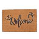 RAG TAG MATS Coir Floor Mats & Door Mat - Doormat for Outdoor Indoor Entry - Engraved Writing Front Door Floor Mat - Entrance Mat - Door Mats - Non-Slip Doormats Welcome floormats - 24" x36”