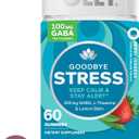 OLLY Goodbye Stress Gummy, GABA, L-Theanine, Lemon Balm, Stress Relief Supplement, Berry - 60 Count