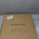 Art3d PVC 3D Wall Panel, Decorative Wall Tile in White 12-Pack 19.7"x19.7"