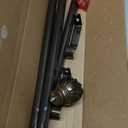 KAMANINA Curtain Rods for Windows 72 to 144 Inches (6-12ft) Long Heavy Duty Curtain Rod, 7/8 Inch Adjustable Decorative Drapery Rods with Netted Texture Finials, Bronze, Size: 32-144"