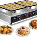 1900W Electric Mini Pancake Maker, 50PCS Commercial Mini Dutch Pancake Maker,1.8 Inches Dutch Poffertjes Grill,Non stick,Non stick,For Home Kitchen Restaurant Snack Dessert.