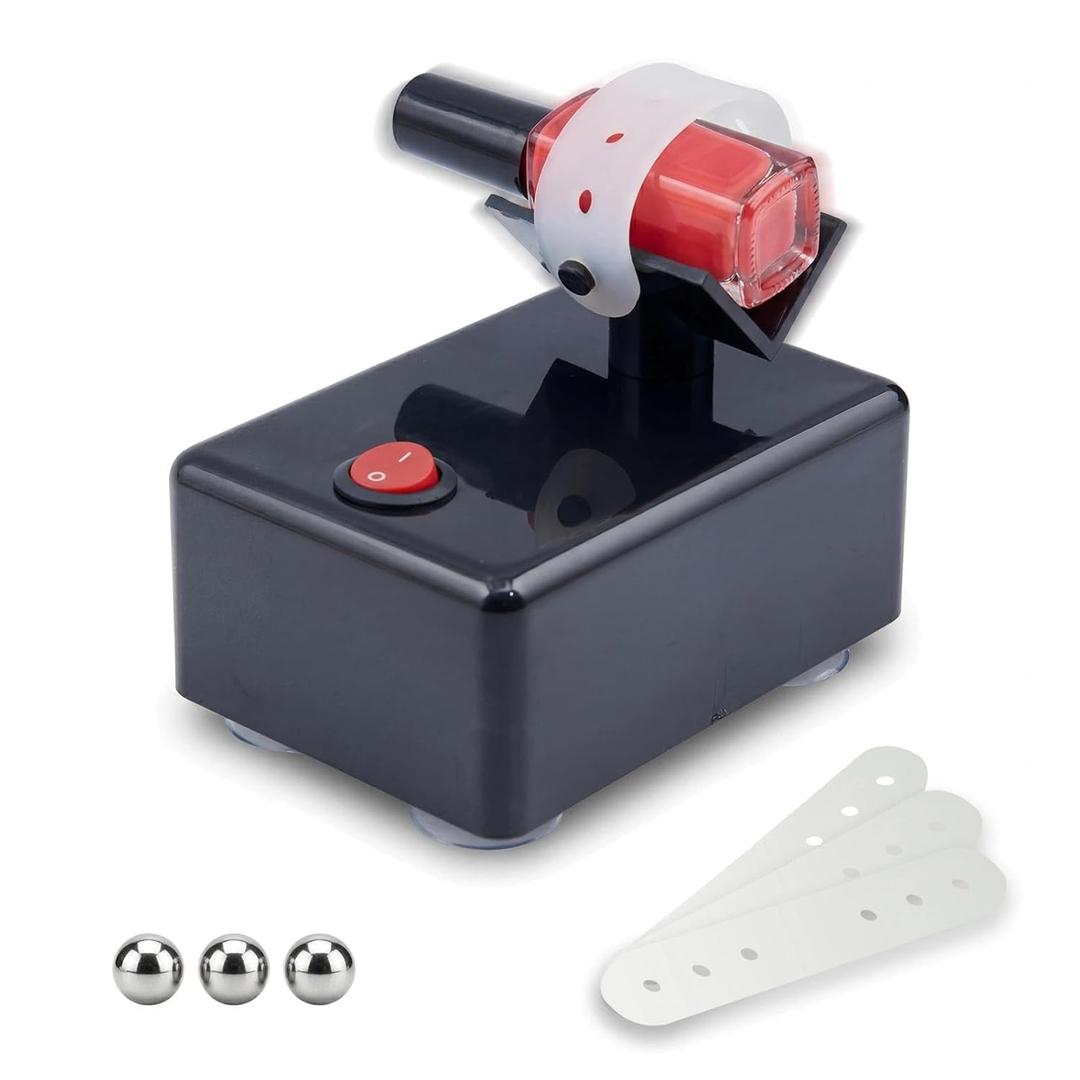 Electric Paint Mixer & Nail Polish Shaker - Professional Vortex Shaker Machine for Hobby Model Color, Lash Glue, Tattoo Ink - Continuous Liquid Mixer with Non-Slip Base