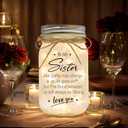 Friendship Gifts for Women, Mason Jar Night Lights for Friend, Gifts for Friends Best Friend Birthday Gifts, Thankgiving Christmas Gifts for Women,Gift for BFF (Sister, Sister)