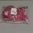 Rabbitgoo Dog Harness Small Sized and Leash Set, Step in Soft Light Puppy Vest, Breathable Mesh Pet Harness, Reflective for Safe Easy Walking, Rose Red M (Chest: 16 - 18.5")