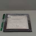 GraduatePro 8.5x11 Diploma Frame, Picture Frame for Wall and Tabletop Display with UV Protection Acrylic, Professional Wooden Look, Mahogany with Gold Beaded