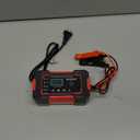 Car Battery Charger, 12V 6A Smart Battery Trickle Charger Automotive Battery Maintainer Desulfator with Temperature Compensation for Car Truck Motorcycle Lawn Mower Boat Marine Lead Acid Batteries