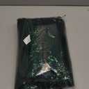 B-COOL Rectangle Tablecloth Sequin Linen: Glitter Fabric 6ft Long Table Cloth for Wedding Party Dining Banquet Christmas Holiday St. Patrick's Day Decoration, 60x102 inch Emerald Green