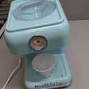 Nostalgia Snow Cone Shaved Ice Machine - Retro Table-Top Slushie Machine - Includes 1 Reusable Plastic Cup - Aqua