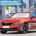 INSAUTO Windshield Sun Shade for 2019-2025 BMW 3 Series 328i M340i M3, Front Window Sun Visor Protector Cover Custom Fit BMW 3 Series Accessories