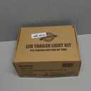 MAXXHAUL 70205 Trailer Light Kit - 12V All LED, Left and Right Waterproof Submersible for Trailers, Boat Trailer Truck Marine Camper RV Snowmobile, Red