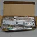 Storefront Door Mortise Lock Swing Deadbolt,Commercial Mortise Lock Double Cylinder Deadbolt Lock Set, Hook Locking Tongue, in Aluminum(1-1/8" Backset)