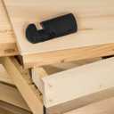 10pcs Black Trampoline Pole Covers,Plastic Replacement Trampoline Parts, Protective Rod Caps for VOutdoor Use Various Models