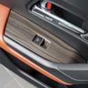 for Mazda CX-50 2026 2025 2024 2023 Trims Cover, Wood-Grain Finish Interior Accessories for Mazda CX50 Gas and CX 50 Hybrid, Window Control Switches Protective Panel