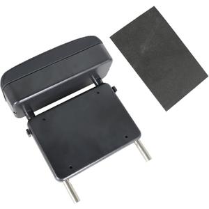 munirater Universal Car Armrest Support Elbow Pad Console Storage Case Black Replacement for Trucks SUVs Van and Most Car Models