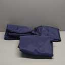 Fitable Navy Tablecloths for 6-8 Foot Tables, 3 Pack - 70 x 120 Inches - Reusable and Washable Table Clothes, Polyester Fabric Table Covers for Wedding, Party, Banquet