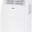 Uhome Portable Air Conditioner, 8000 BTU Compact AC Unit with Cooling, Dehumidifier, Fan, Remote Control and Window Mount Kit Included, White