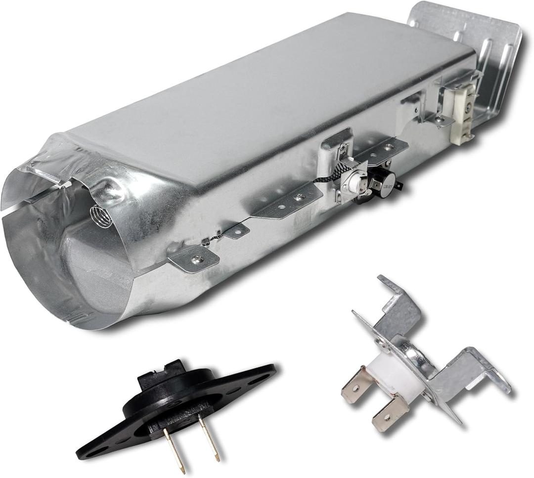 DC93-00154A Dryer Heating Element Assembly (3 Wire) Fit for Samsung Dryer DV45K6500EV A3 DV48J7770EP A2 DV52J8700EP A2 DV45K6200EZ A3 DV50K8600EV A3 etc, Replaces AP5582094 3282568 PS4216214