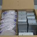 zouzai 12 Pack 4 Inch 5CCT Ultra-Thin LED Recessed Ceiling Light with Junction Box, 2700K/3000K/3500K/4000K/5000K Selectable, 9W Eqv 80W, Dimmable, led can Lights - ETL and Energy Star Certified