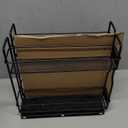 SpaceAid Pull Out Spice Rack Organizer for Cabinet, Heavy Duty Slide Out Seasoning Kitchen Organizer, Cabinet Organizer, with Labels, 5.2" W x10.75 D x10 H, 2 Drawers 2-Tier
