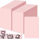 Frienda 40 Pcs 4"x6" Rubber Carving Blocks Linoleum Block Stamp Making Kit Soft Rubber Carved Brick for Stamp Maker Printmaking Supplies Craft Project(Pink)