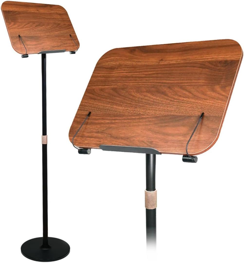 Lectern | Podium Stand | Music Stand | Reading Stand | Height Angle Adjustable Pulpit for Churches Book Holders for Reading | Sheet Music Stand | 360 | Pulpit | Reading Stand (No Tray)