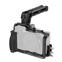 SmallRig ZR Camera Cage Kit for Nikon ZR, Full Cage with Silicone Grip, Top Handle for ARRI, Cable Clamp for HDMI, Built-in Cold Shoe and Quick-Release Plate for Arca - 5647