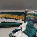 10 Pcs Kitchen Dish Towels Rugs Oven Mitts and Pot Holders Kit Farmhouse Kitchen Decor Set Gloves Vintage Potholders for Baking Cooking Chef(Green,Modern)