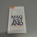 QTlier for iPhone 16 Case, 360 Rotatable Ring Stand, Raised Camera Frame, Shockproof Case Compatible with MagSafe, Case for iPhone 16, Translucent Avocado Green