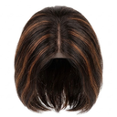 Dark Brown & Auburn Highlighted Bob Hair Wig – Natural Middle Part Synthetic Wig for Daily Wear