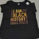 I Am Black History Black History Month Gift African American T-Shirt, XS